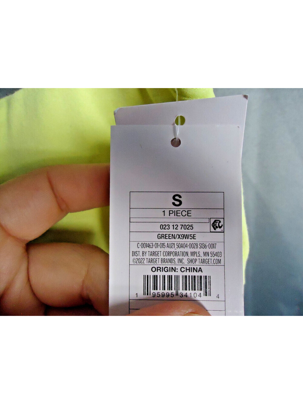 Auden Lightly Lined Racerback Comfort Bralette Lime Green S 34B 36A New - Picture 3 of 6